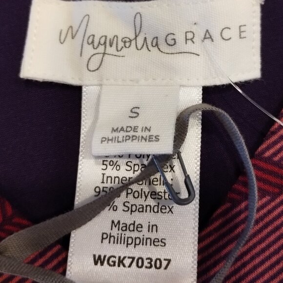 Magnolia Grace Perissa Purple Reversible Sleeveless Dress Size S NWT - Picture 8 of 12